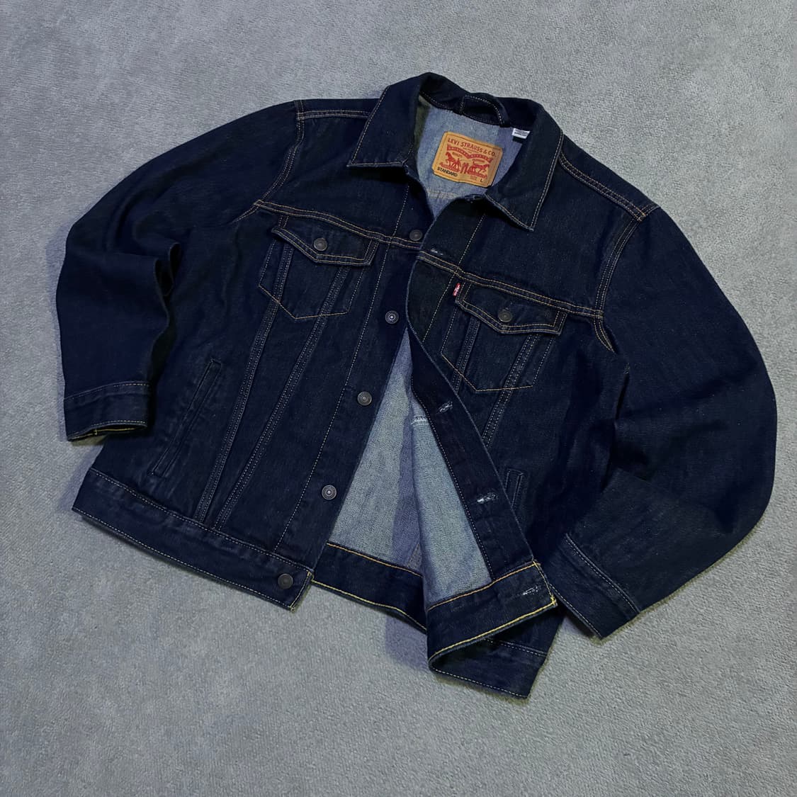 리바이스 스탠다드 데님 진청 자켓 100 L 상품이미지1