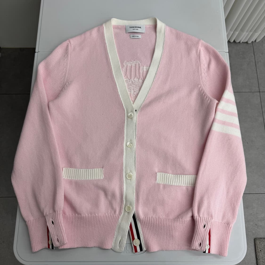 톰브라운 플라워 가디건 상품이미지3