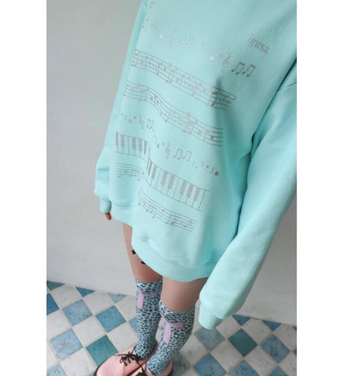 [igusa] PIANO Sweatshirt 상품이미지1