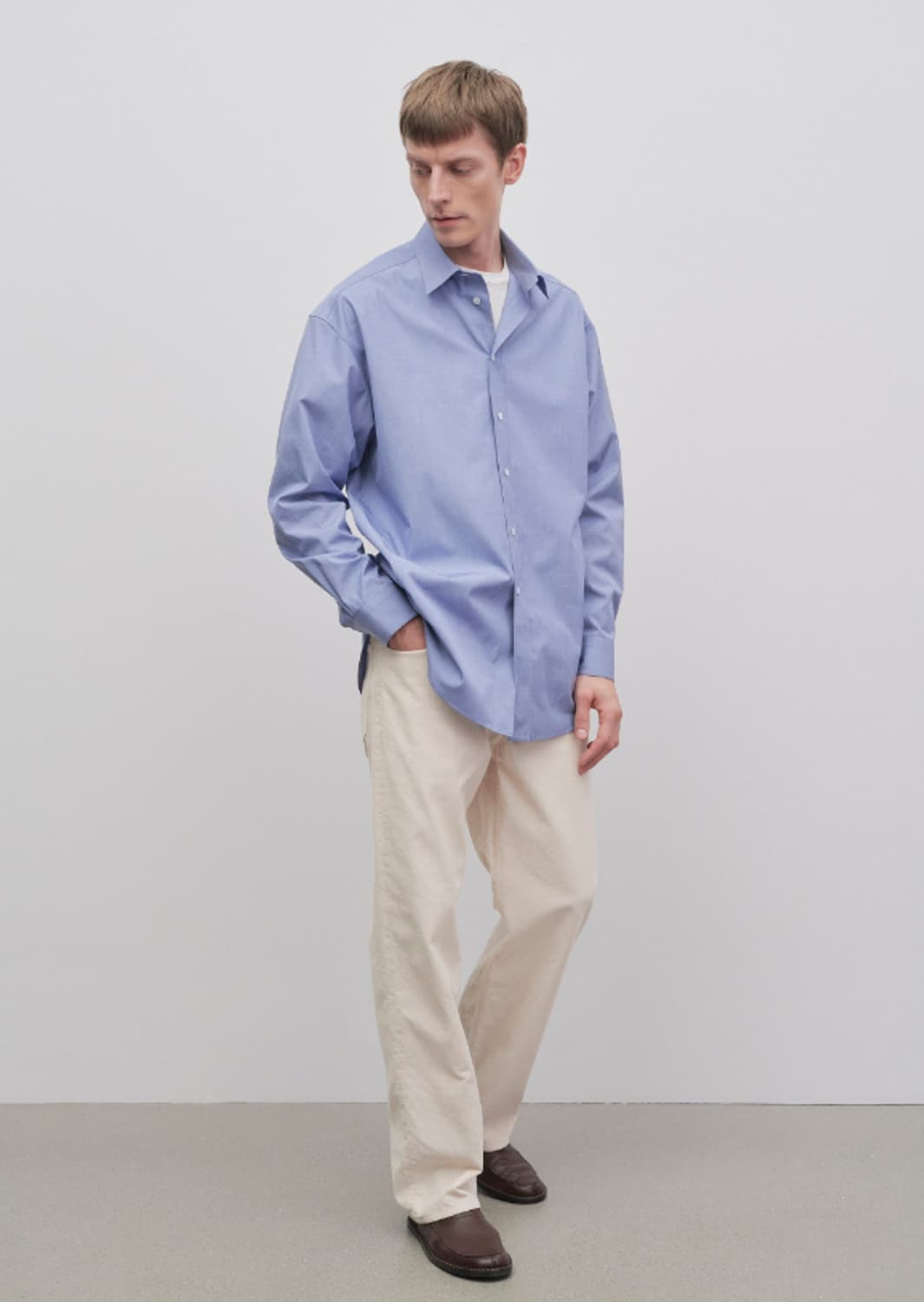 34) the row 더로우 ross 코듀로이 팬츠 오프화이트 상품이미지9