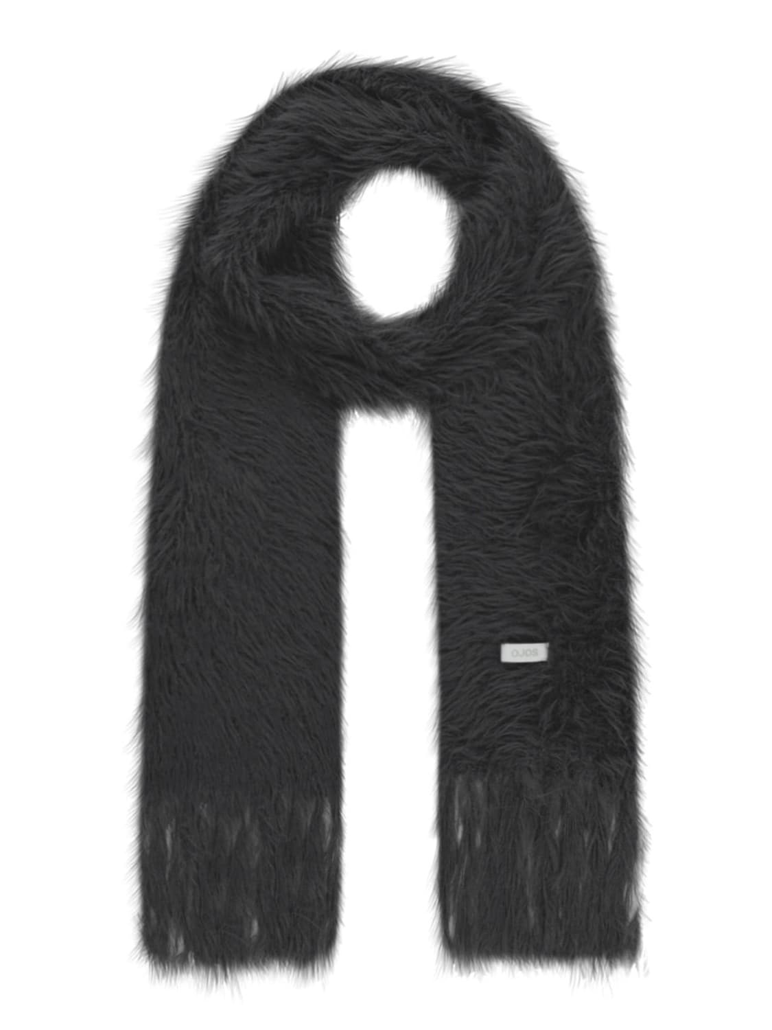 오호스(OJOS) Hairy Muffler / Charcoal 상품이미지1