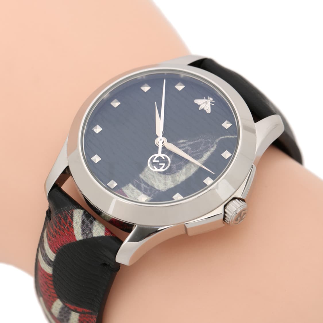 구찌 킹스네이크 블랙 시계 126.4 뱀 워치 YA1264007A 상품이미지9