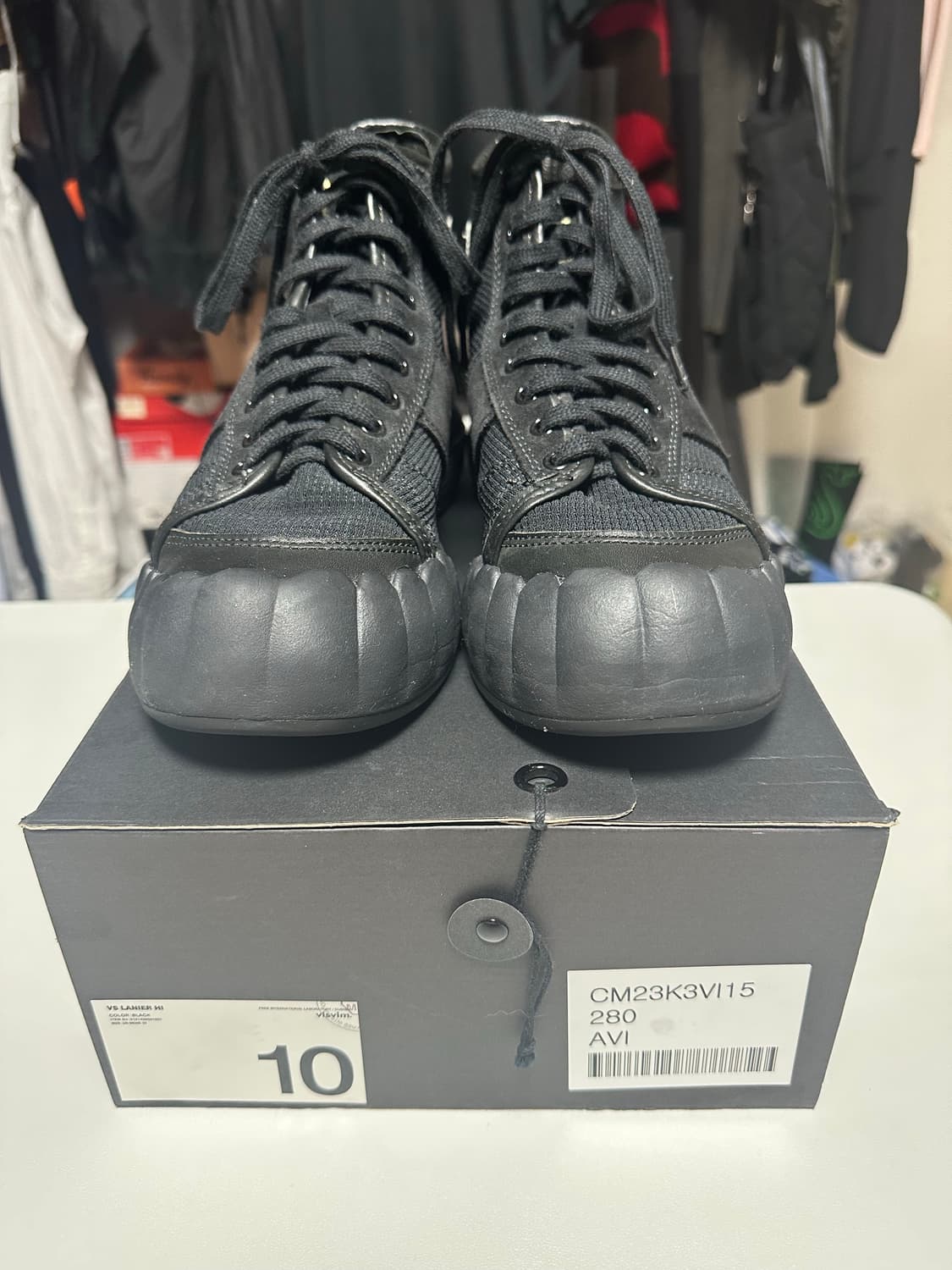 [10] Visvim Sport Lanier Hi Black 상품이미지2