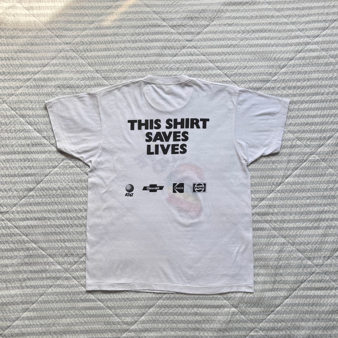 80s 빈티지 Live aid 티셔츠 XL 상품이미지5