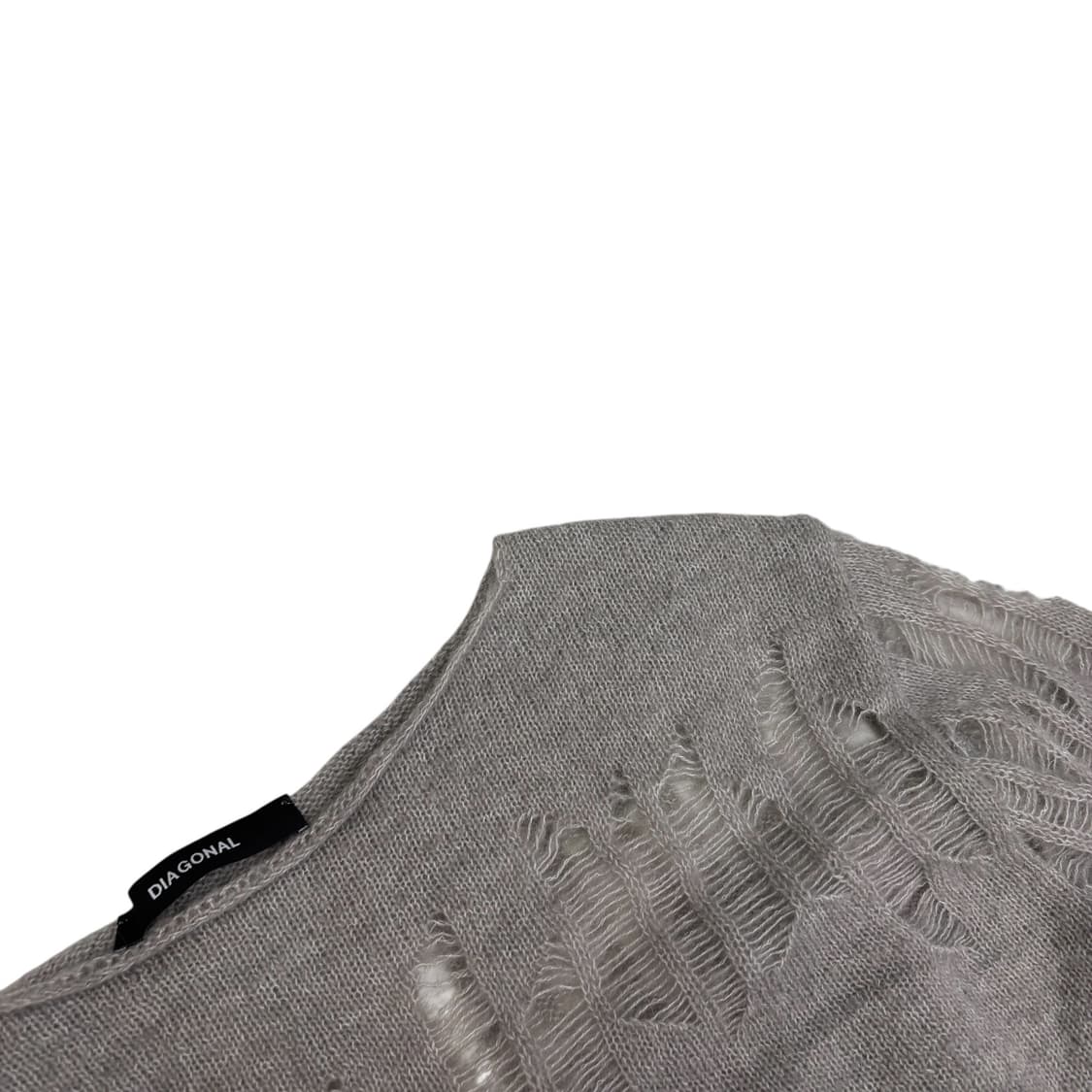 다이애그널 울 알파카 니트 상품이미지3