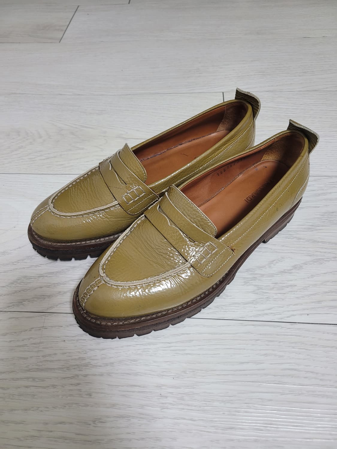 이태리 명품 트루사르디 에나멜 페니 로퍼 36 (235) 상품이미지1