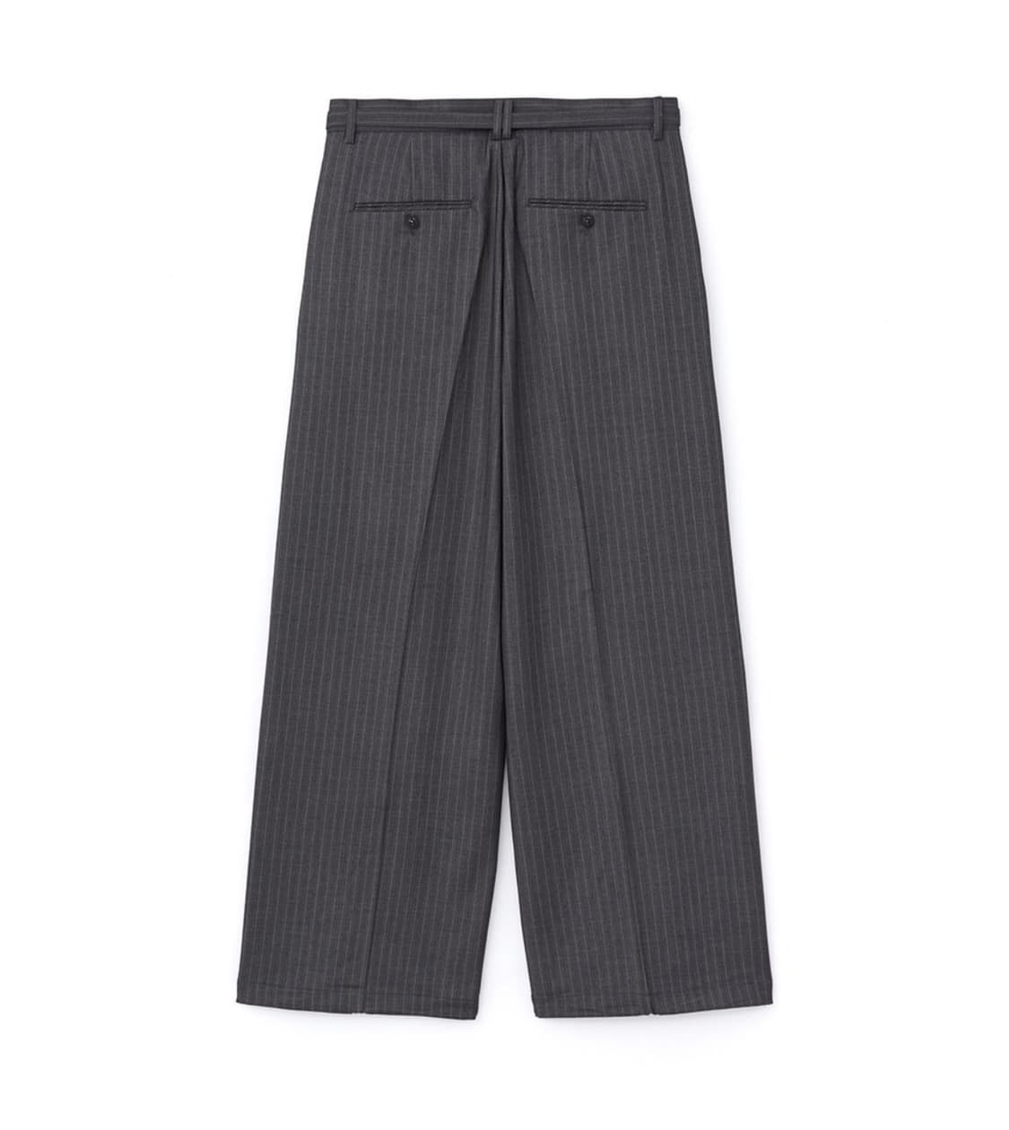 DNSR 벨티드 스트라이프 슬랙스 차콜 L 상품이미지2