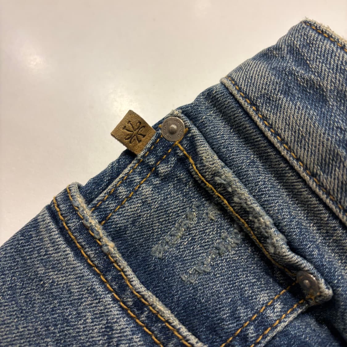 [32] 제이콥코헨 데님 청바지 데미지진 신형 큐알 D184 상품이미지4