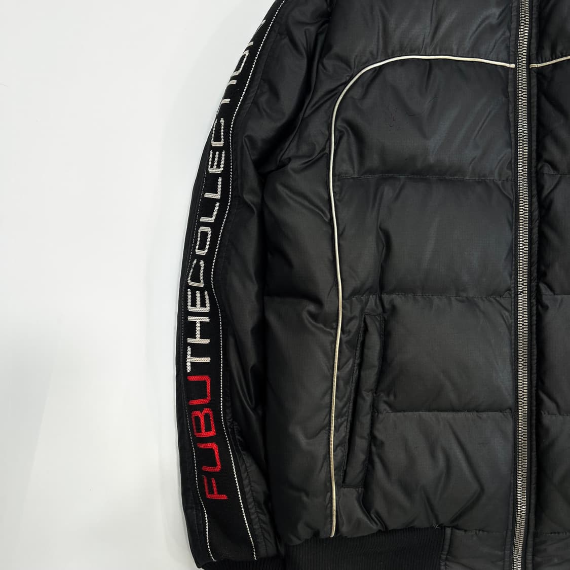 FUBU 후부 트랙 포인트 블랙 패딩  상품이미지5