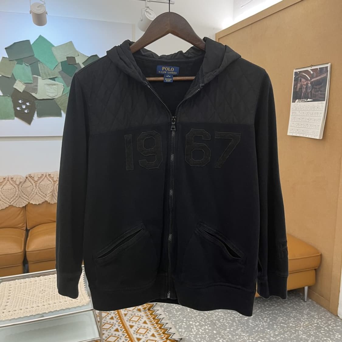 폴로 랄프로렌 스트릿 캐주얼 락시크 퀄팅 후드집업 95 C10715 상품이미지3