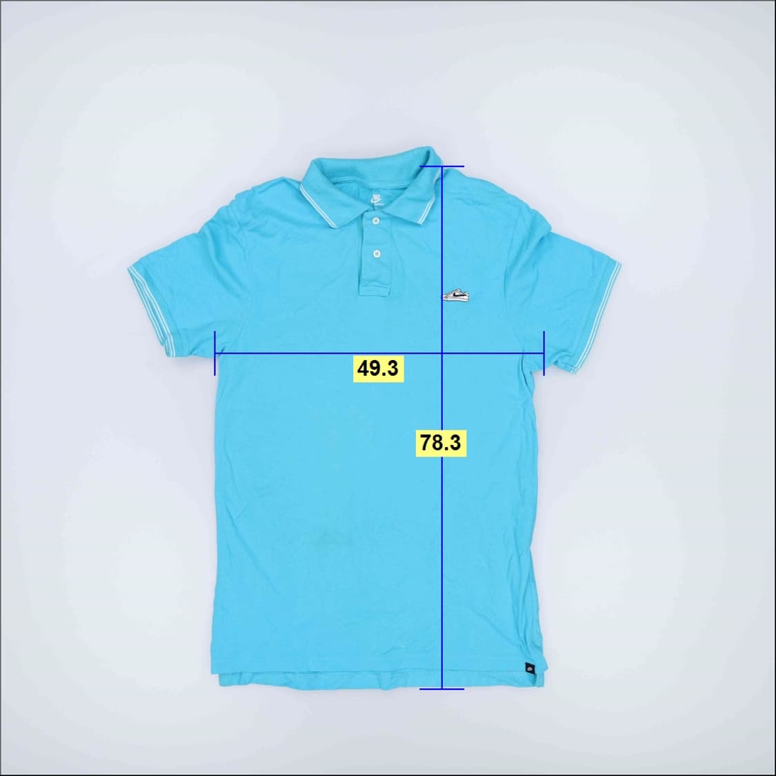 L 나이키 패치 PK셔츠 0319H1 상품이미지7