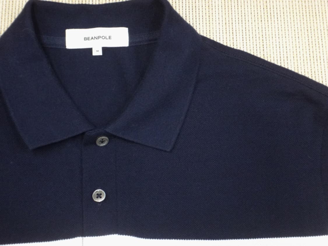 (M) 빈폴 남성 컬러블럭 피케 칼라넥 티셔츠 상품이미지6