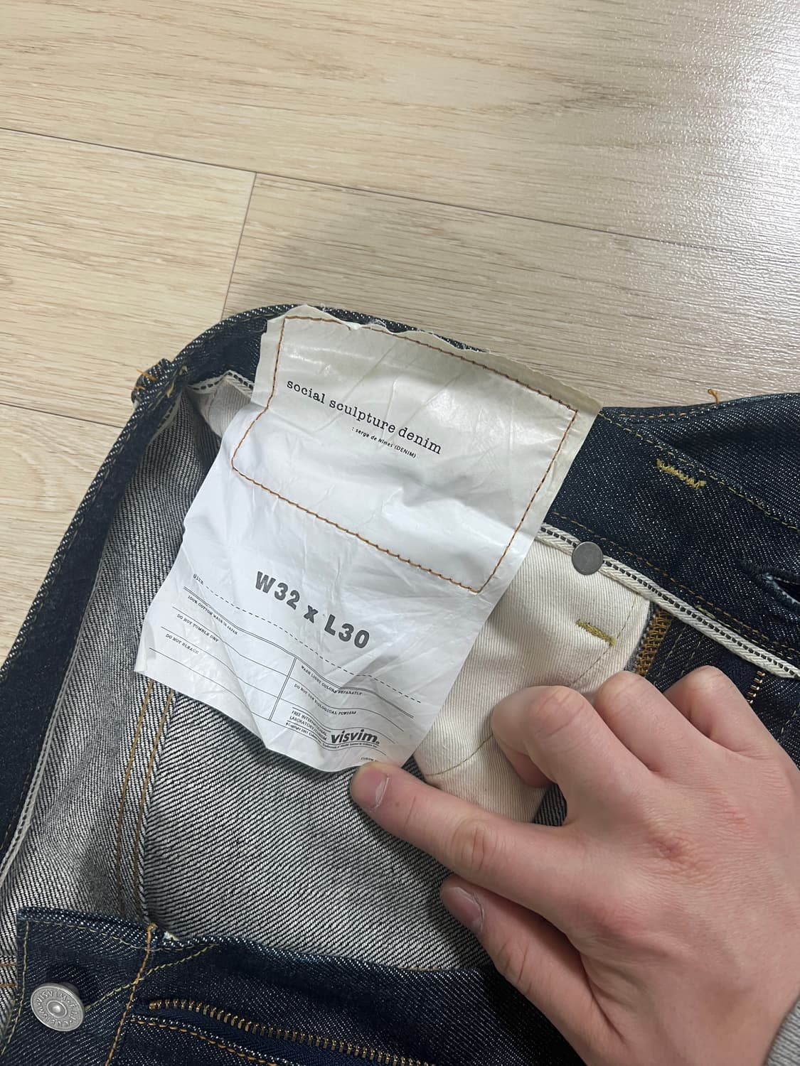 visvim social sculpture unwashed 32/30 상품이미지10