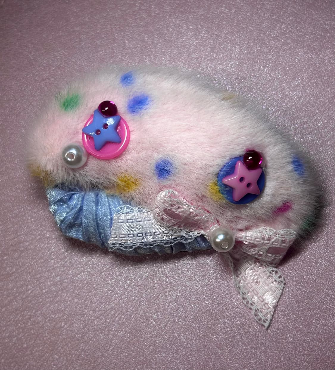 ･:*+. 핸드메이드 핑크 생크림 컵케이크 헤어핀 상품이미지2