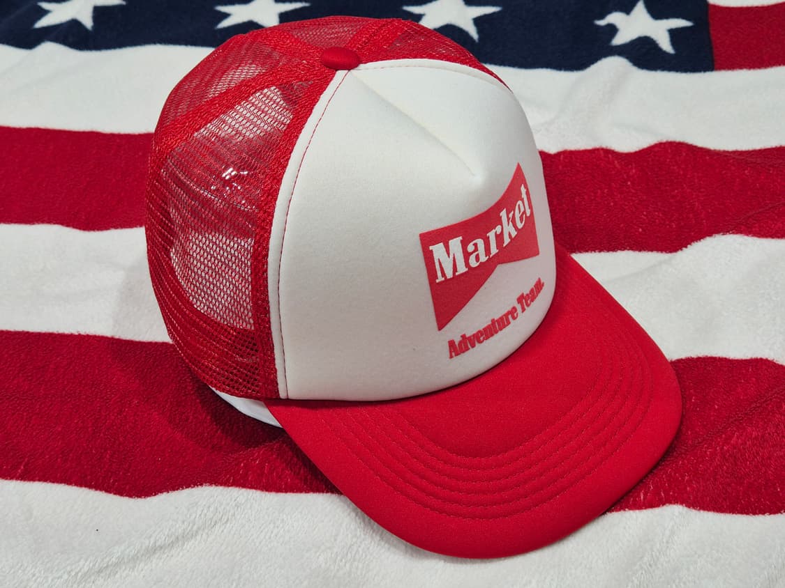 MARKET U 마켓 어드벤처팀 매쉬캡 트러커햇 모자 상품이미지1