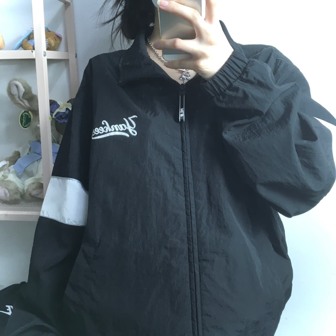 MLB 양키즈 동그리 투웨이 바람막이 바시티 상품이미지2