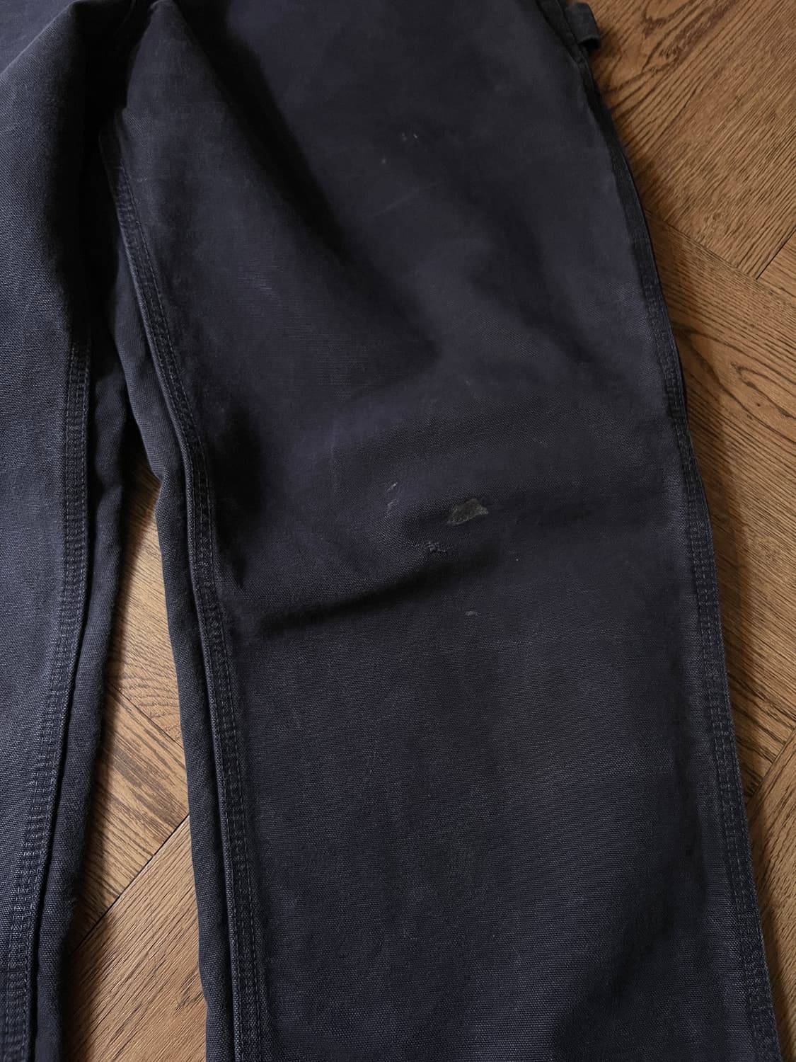 [34]칼하트 USA 빈티지 페인팅 미드나잇네이비 싱글니 카펜터 워크팬츠 상품이미지4