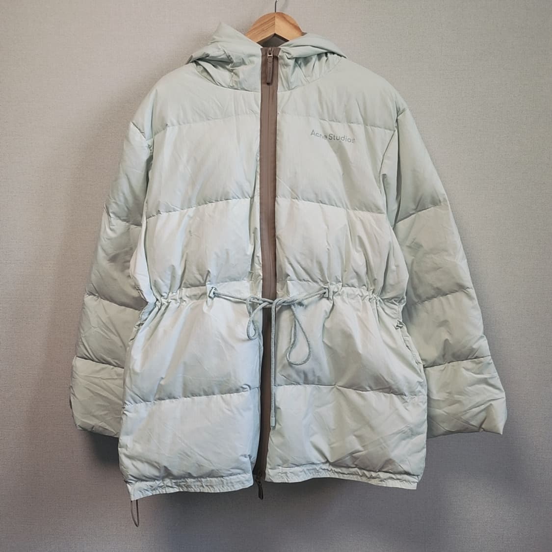 아크네 스튜디오 덕다운 패딩 점퍼 민트 34사이즈 상품이미지2