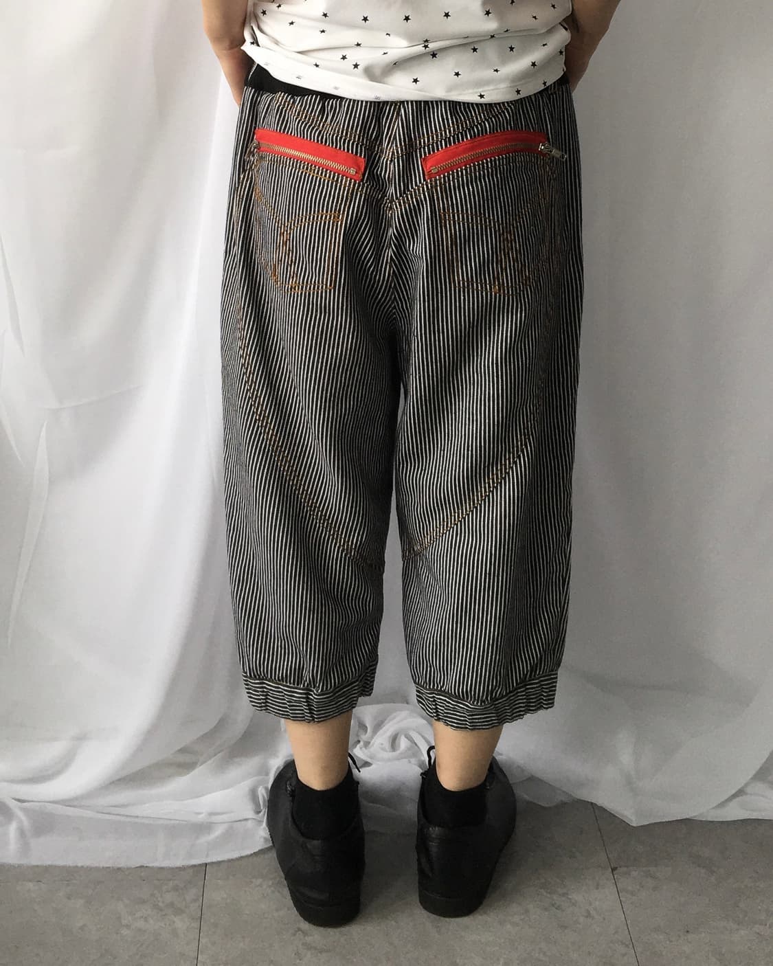 Stripe pattern balloon fit pants 상품이미지9