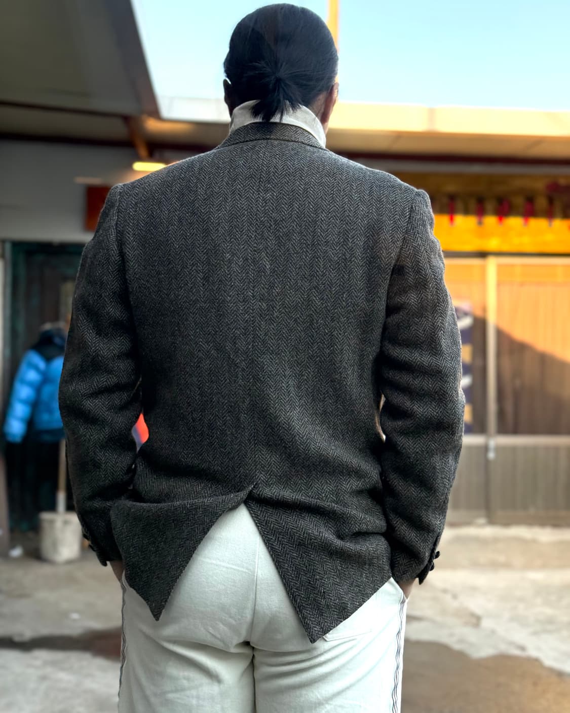 00's Cable Car Clothiers 헤링본트위드 자켓 100 상품이미지9