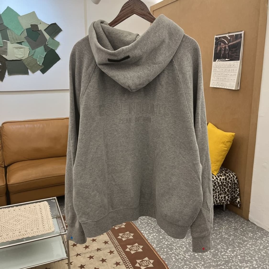 피어 오브 갓 에센셜 모던 캐주얼 빈티지 백로고 후드티 M C10471 상품이미지4