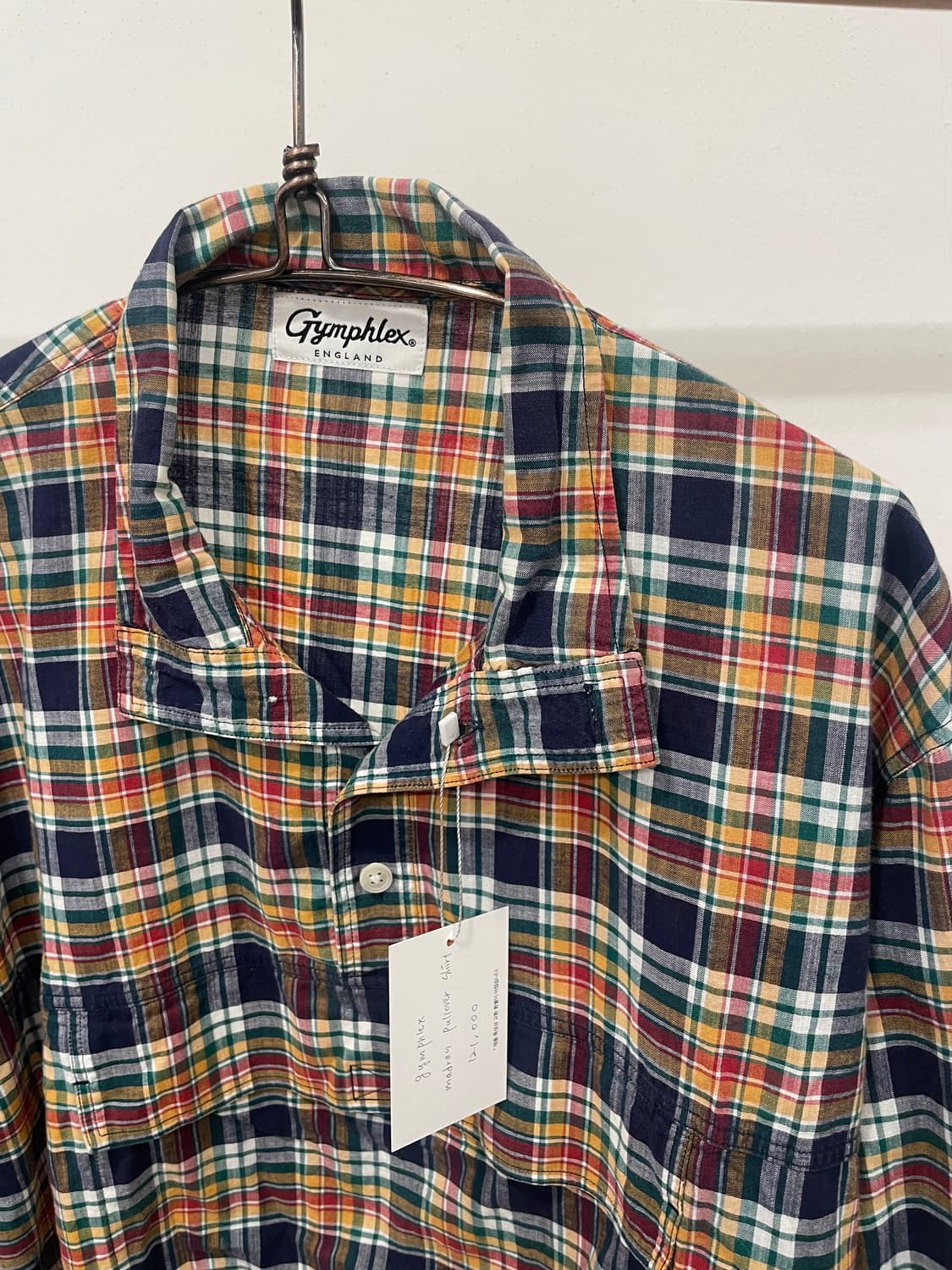gymphlex madras pullover shirt 상품이미지2