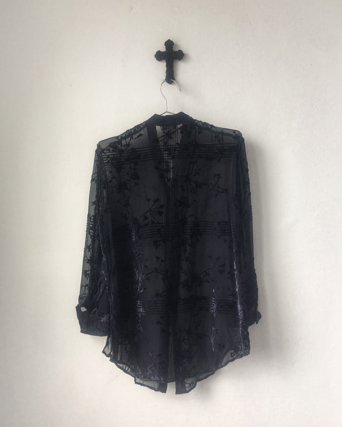 Giorgio Armani pattern see through shirt 상품이미지4