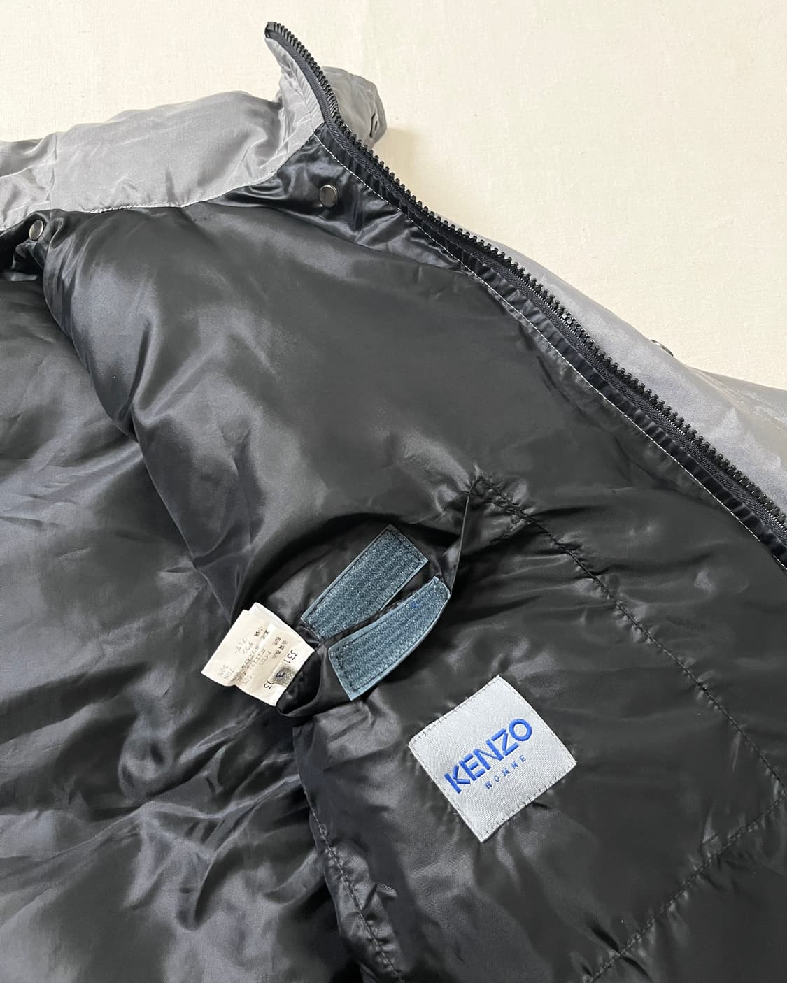 90s 겐조 옴므 실버 다운자켓 kenzo homme 패딩 상품이미지7
