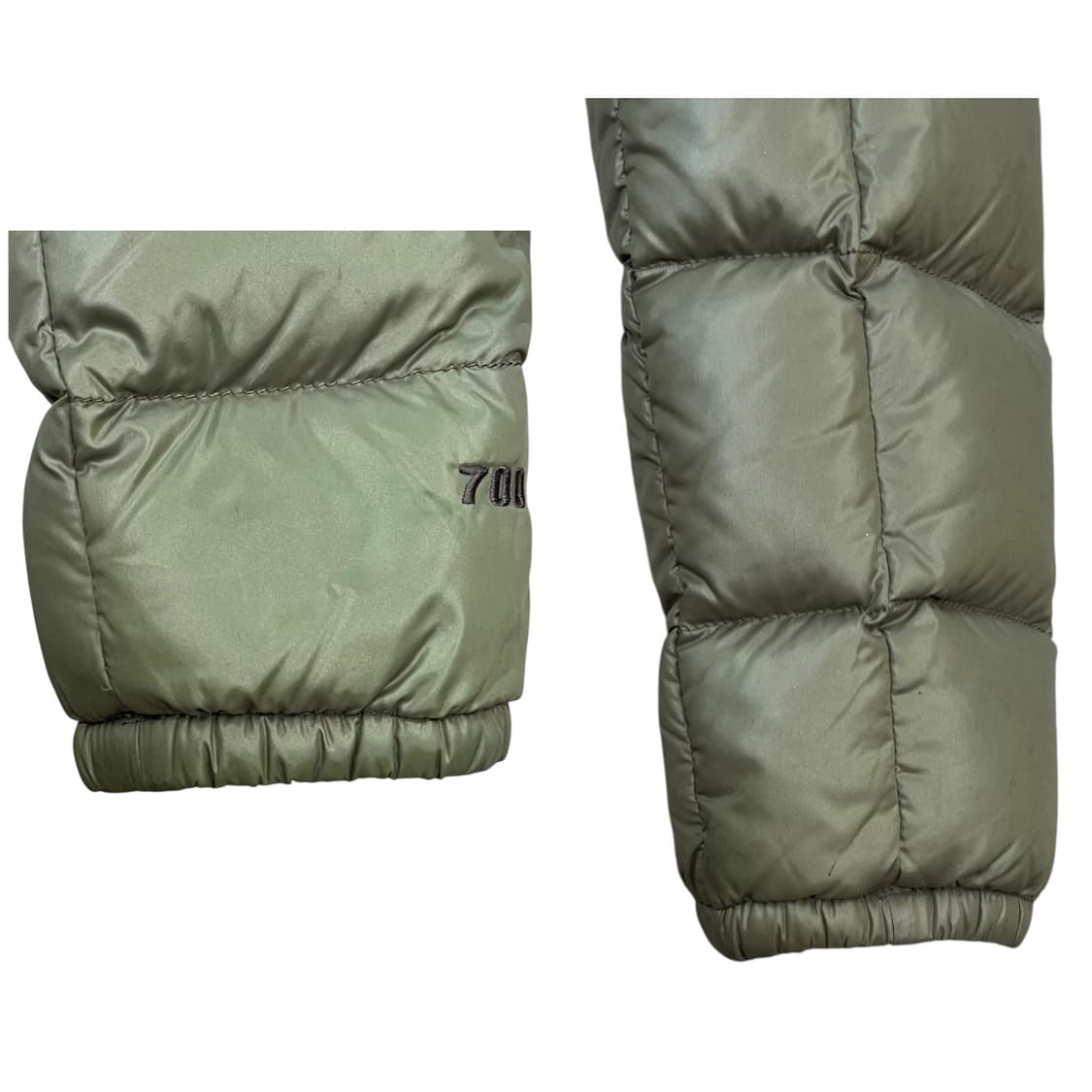 노스페이스 700 다운 패딩 카키 S #csz1757 상품이미지8