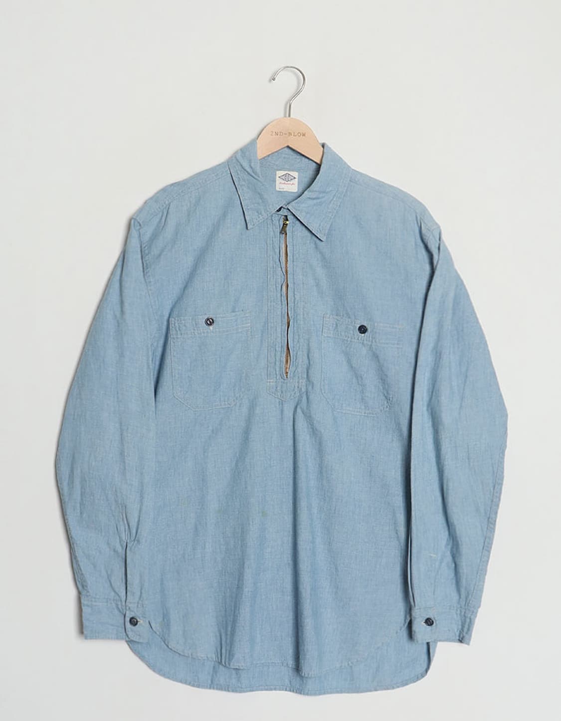 90's ONE-O-ONE byEDWIN Chambray Pullover 상품이미지1