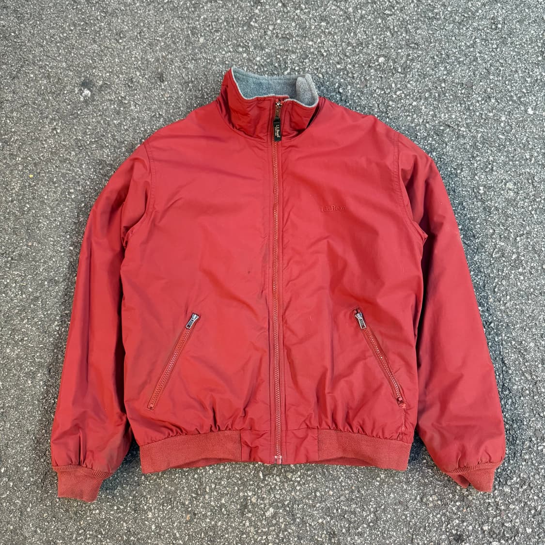 LLBean 안감 플리스 집업 다홍 상품이미지1