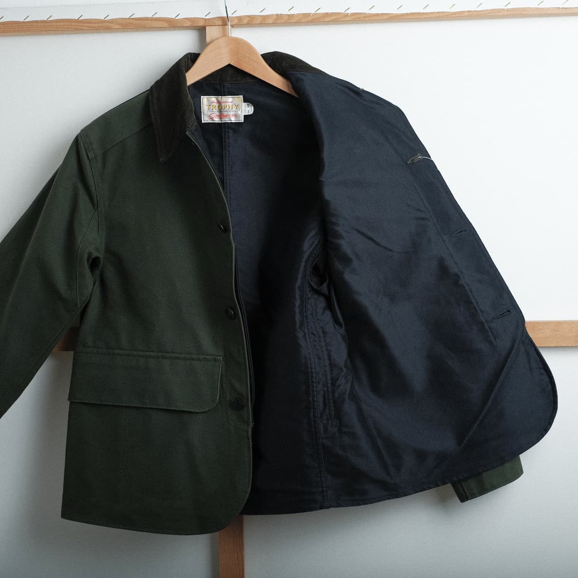 트로피클로딩 덕 헌팅 자켓 그린 40사이즈 Trophy Clothing 상품이미지10