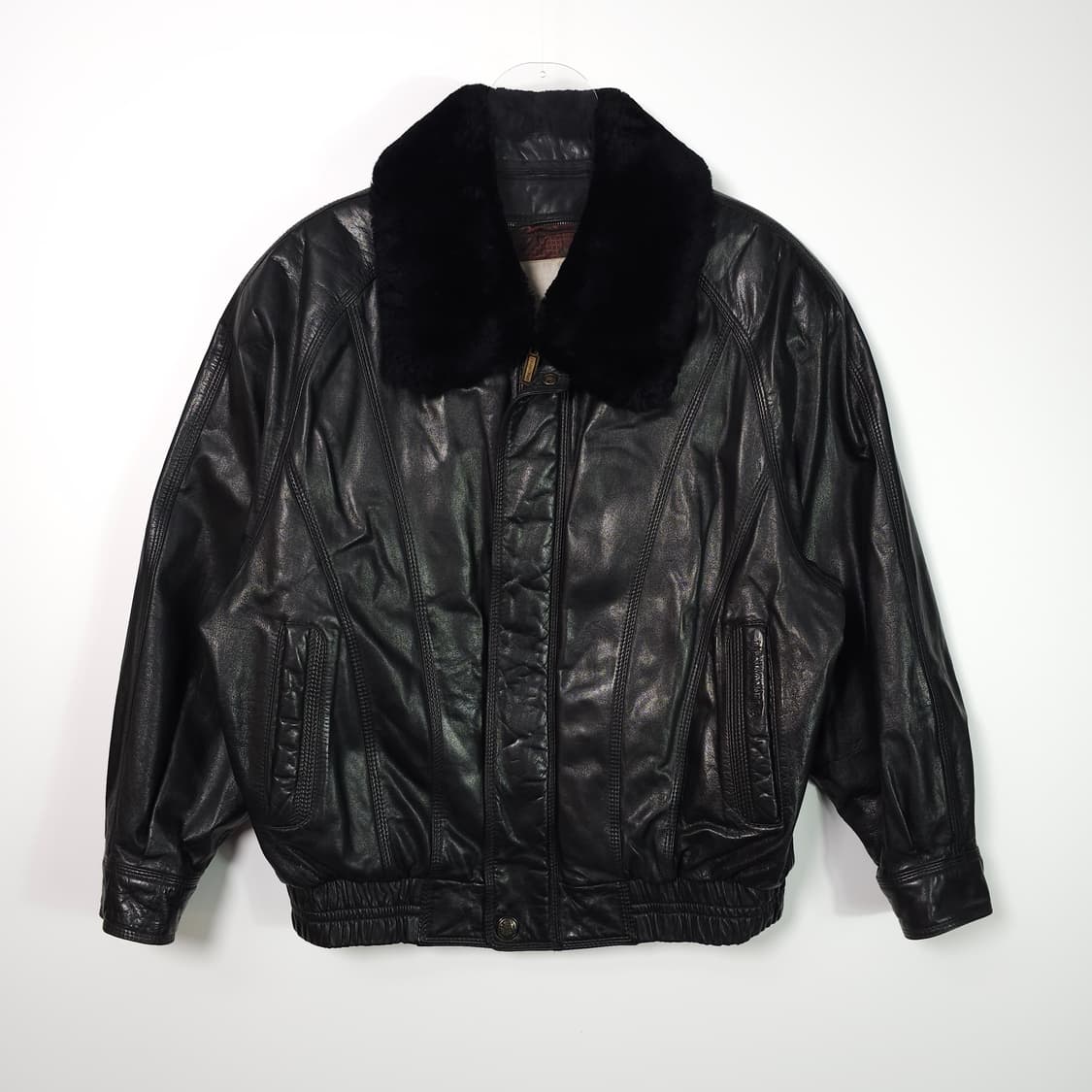런던포그 소가죽 봄버 자켓 M 상품이미지1
