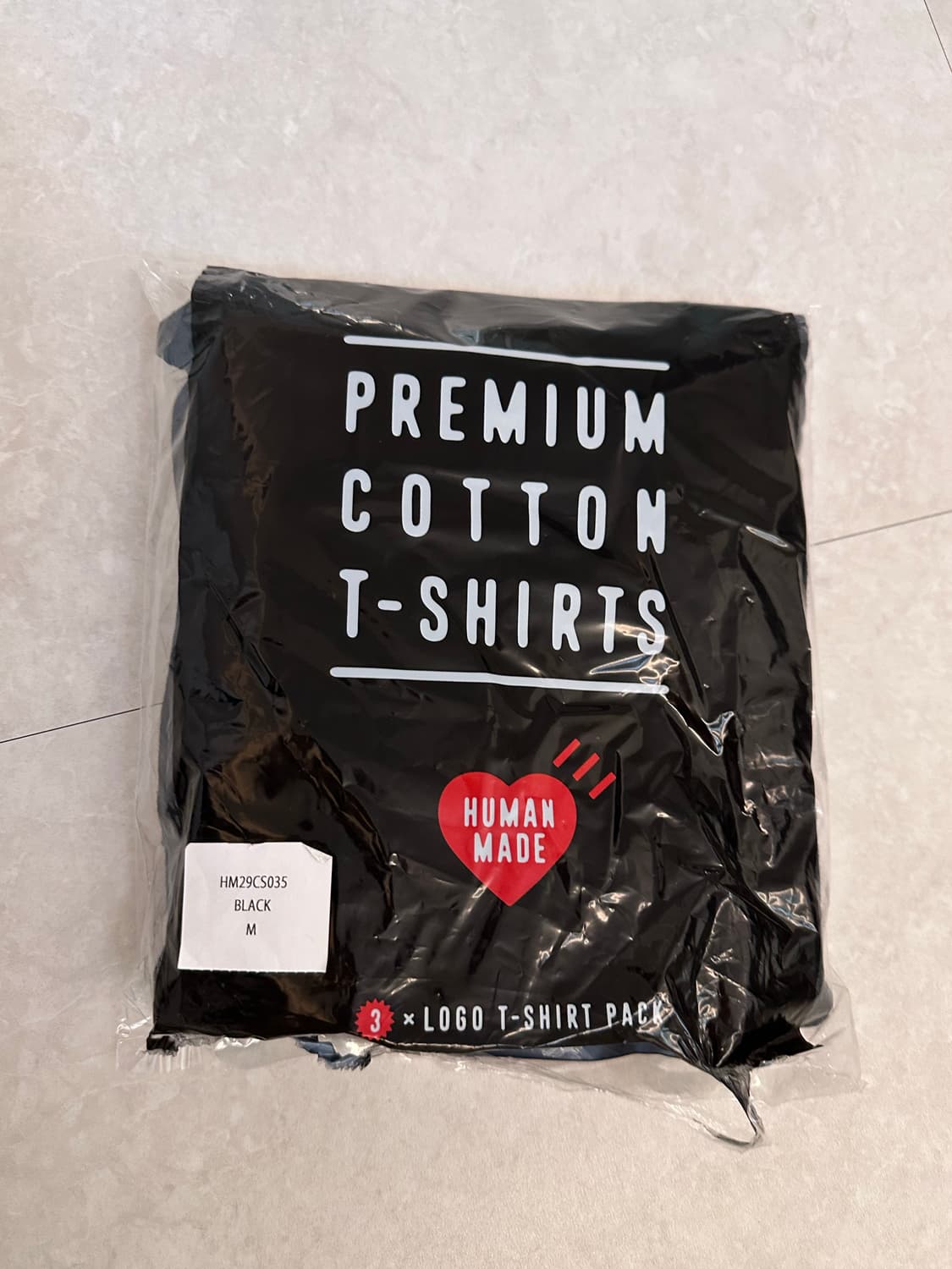 휴먼 메이드 티셔츠 블랙 (2팩) M 상품이미지1
