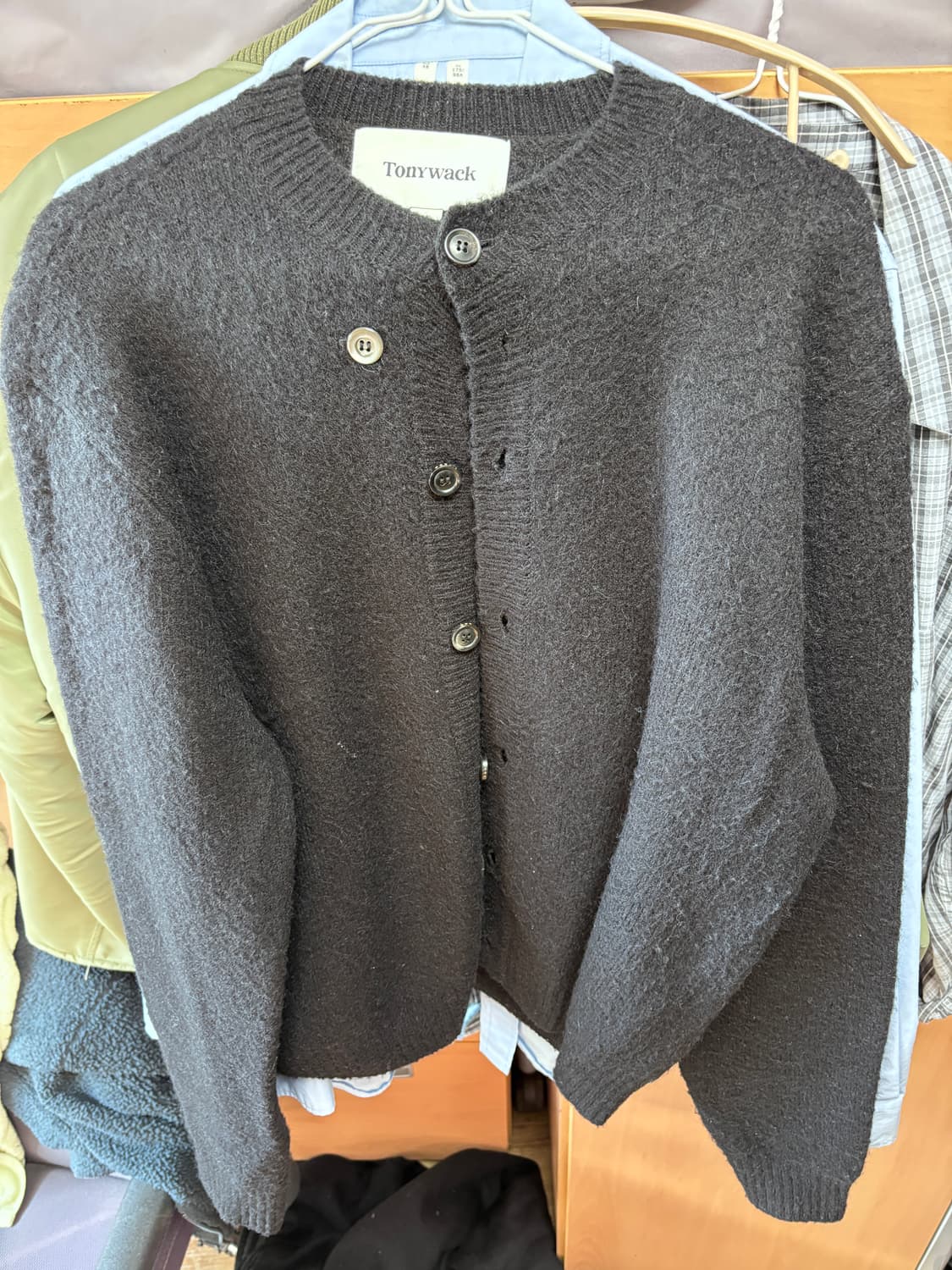 토니웩 알파카 가디건 상품이미지2