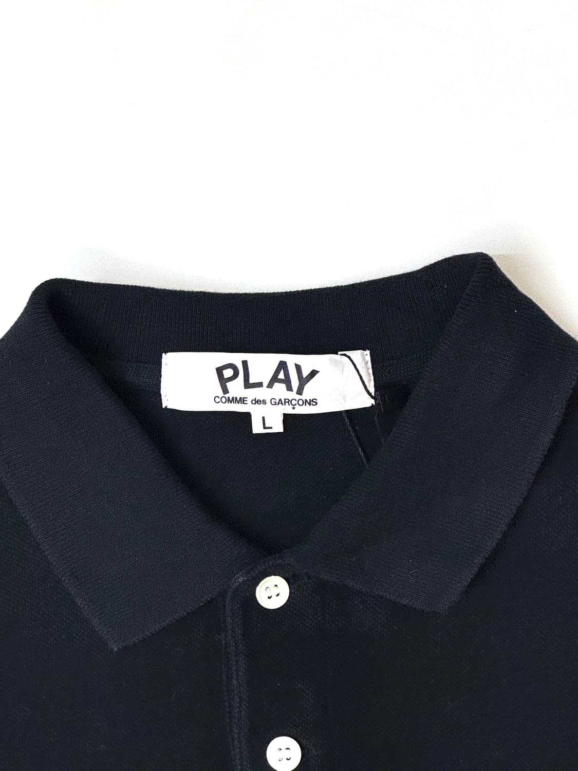 Comme des Garcons 꼼데가르송 블랙 하트 와펜 PK 반팔티 상품이미지4