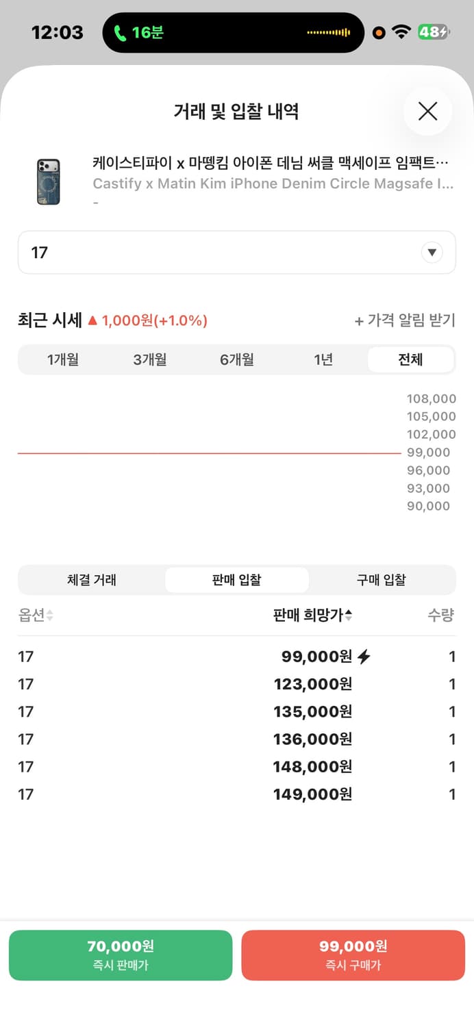 마뗑킴 케이스티파이 새것 16프로 17프로 17 상품이미지2