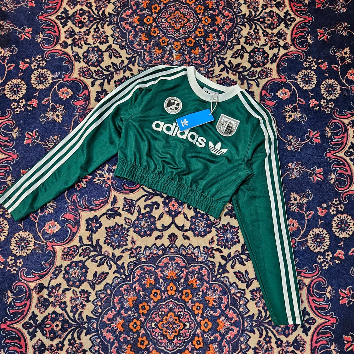 (새상품)아디다스(adidas) 사커 크롭 긴팔저지 S size 상품이미지1