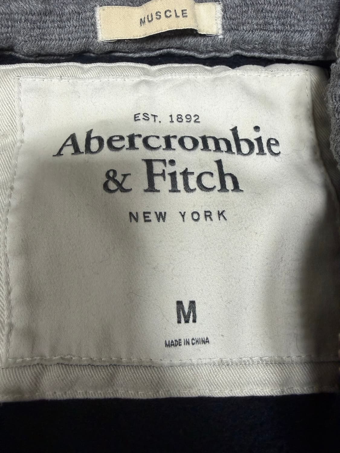 아베크롬비 네이비 후드집업 m 상품이미지3