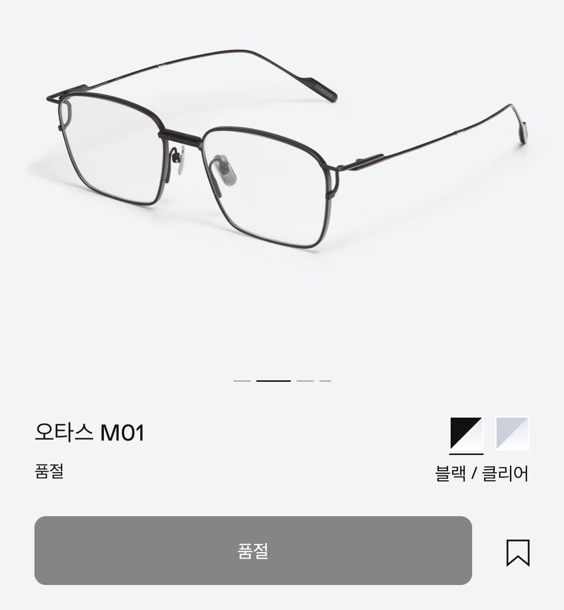 젠틀몬스터 OTAS 블랙 상품이미지3