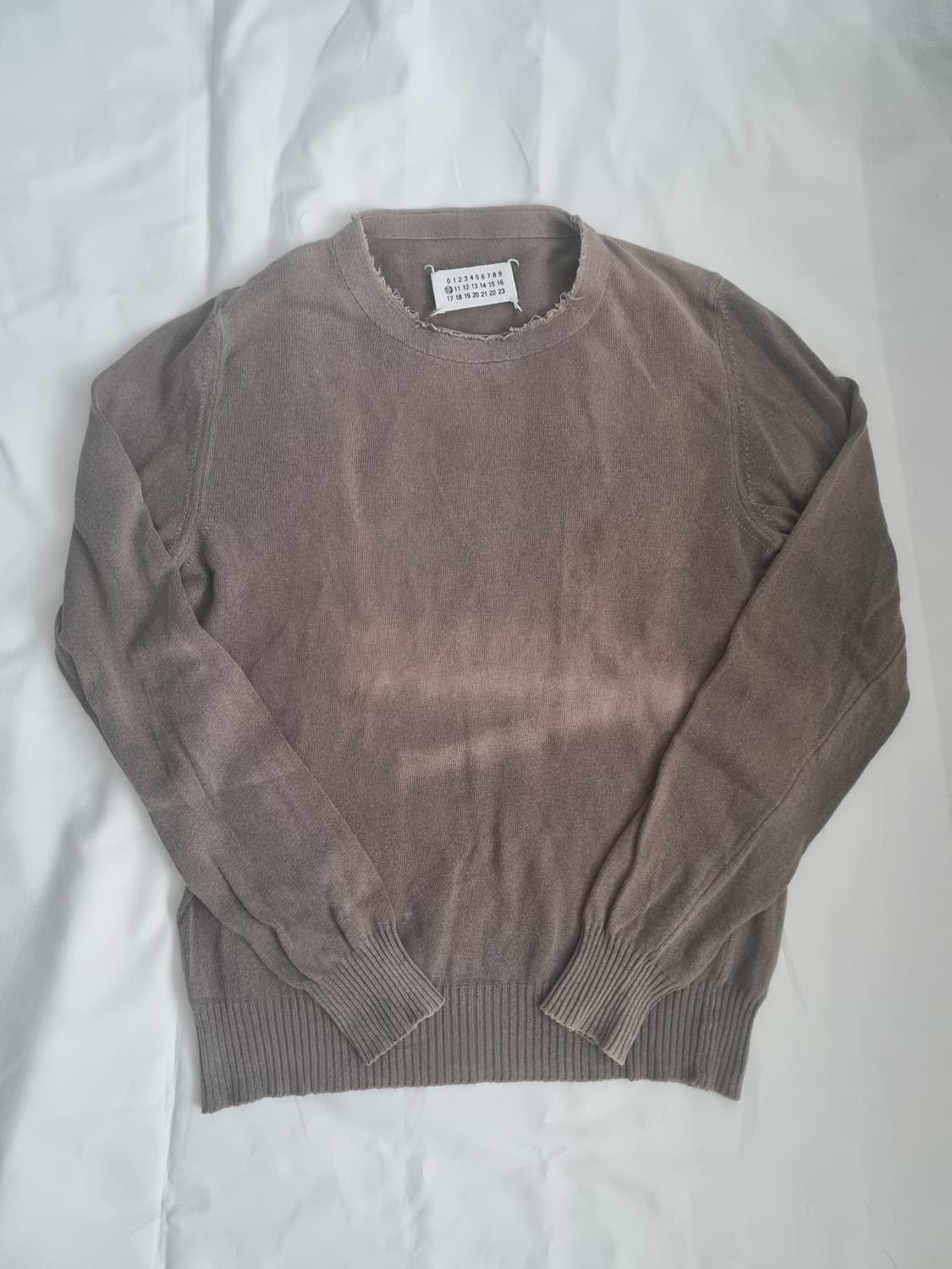 Martin margiela neck distressed knit 상품이미지1
