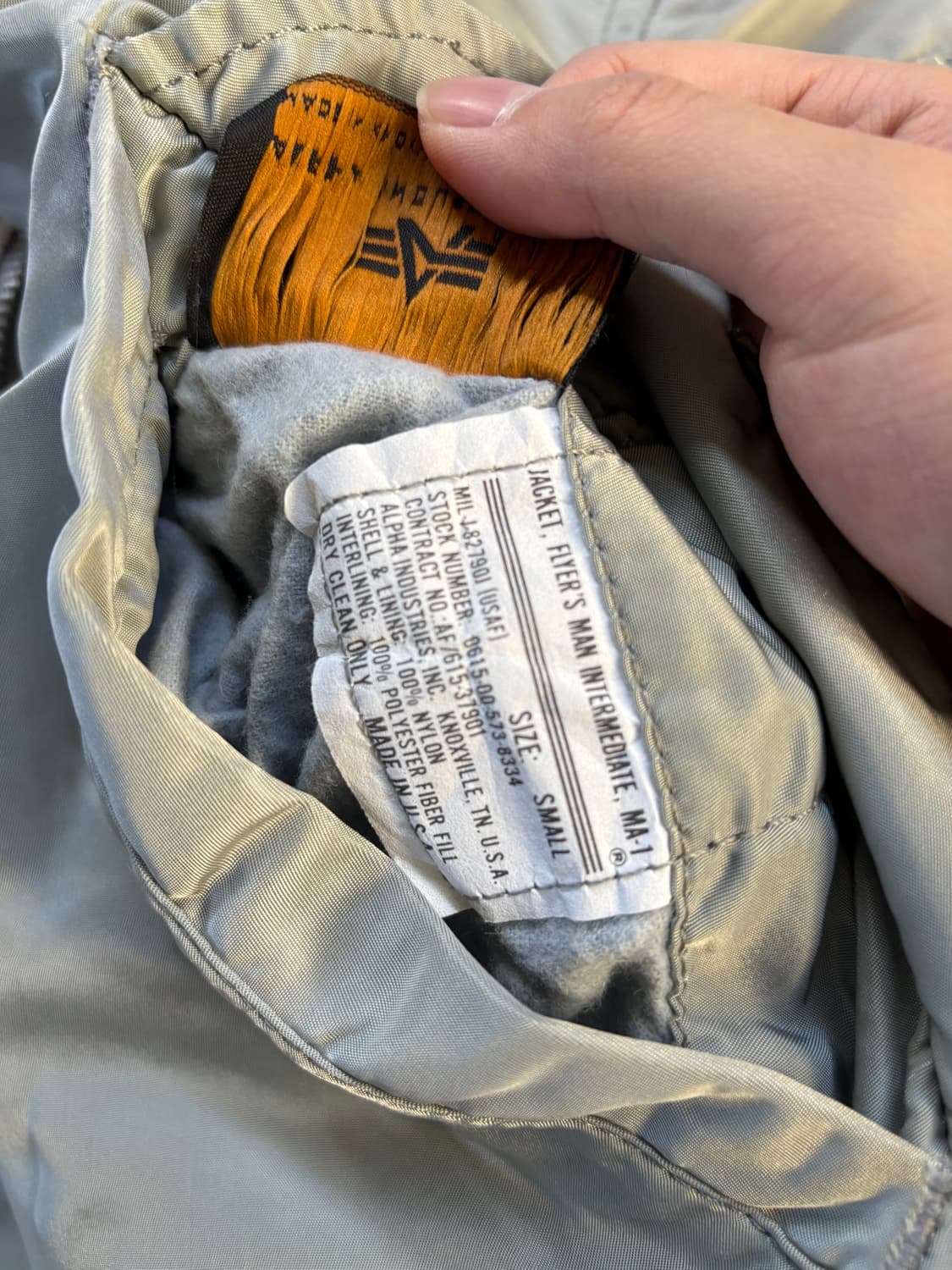 알파인더스트리 MA-1 항공 자켓 상품이미지6