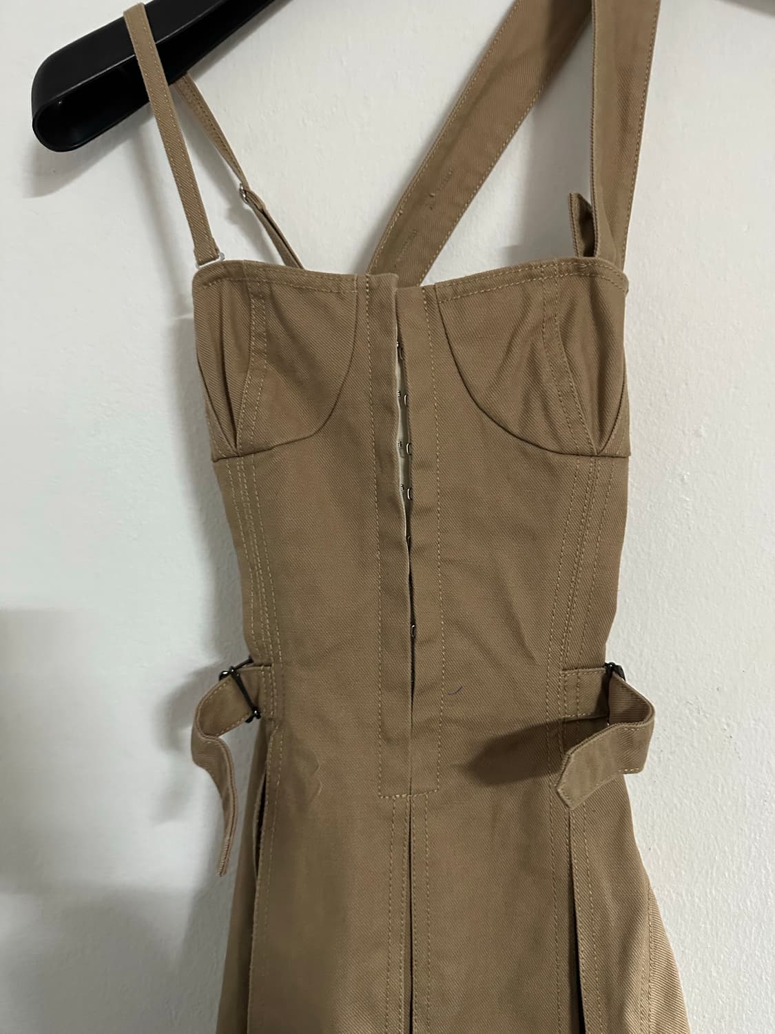 casa fline 카사후라인 멜빵 원피스 베이지 F사이즈 상품이미지6