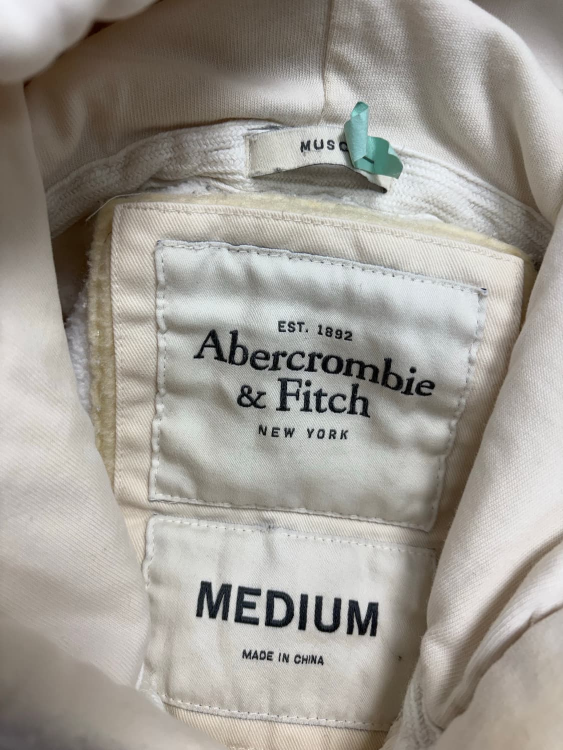 아베크롬비 후드티 아이보리 상품이미지8