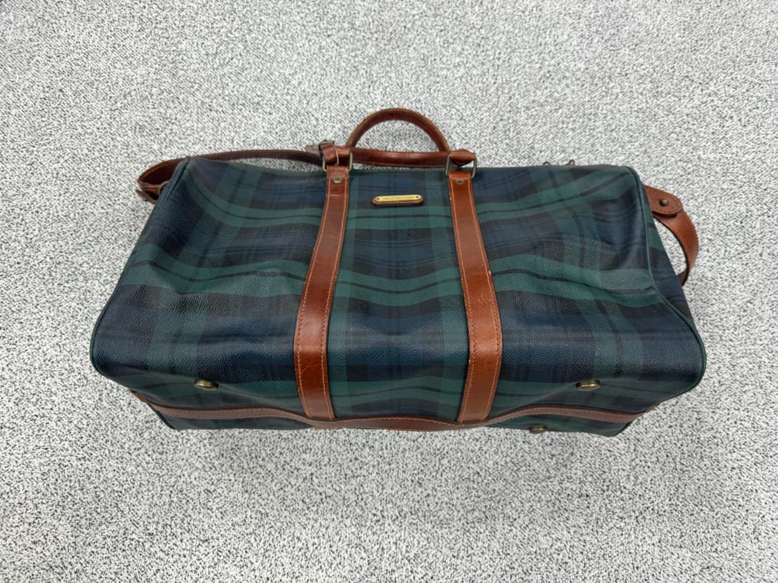 폴로 랄프로렌 90s PVC 타탄 보스턴백 상품이미지3