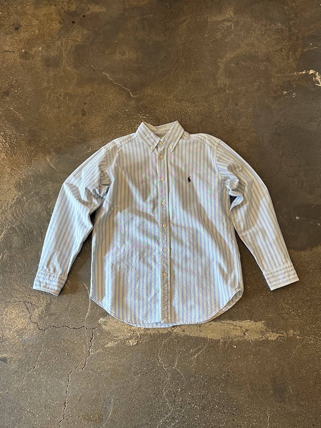 폴로 랄프로렌 스트라이프 셔츠 kids 10-12 상품이미지1
