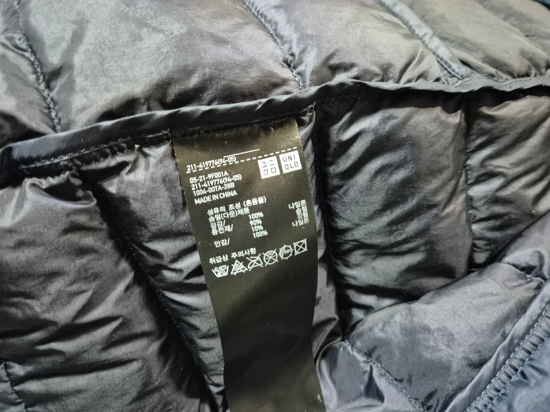 유니클로 여성 경량 다운 패딩 M 상품이미지8