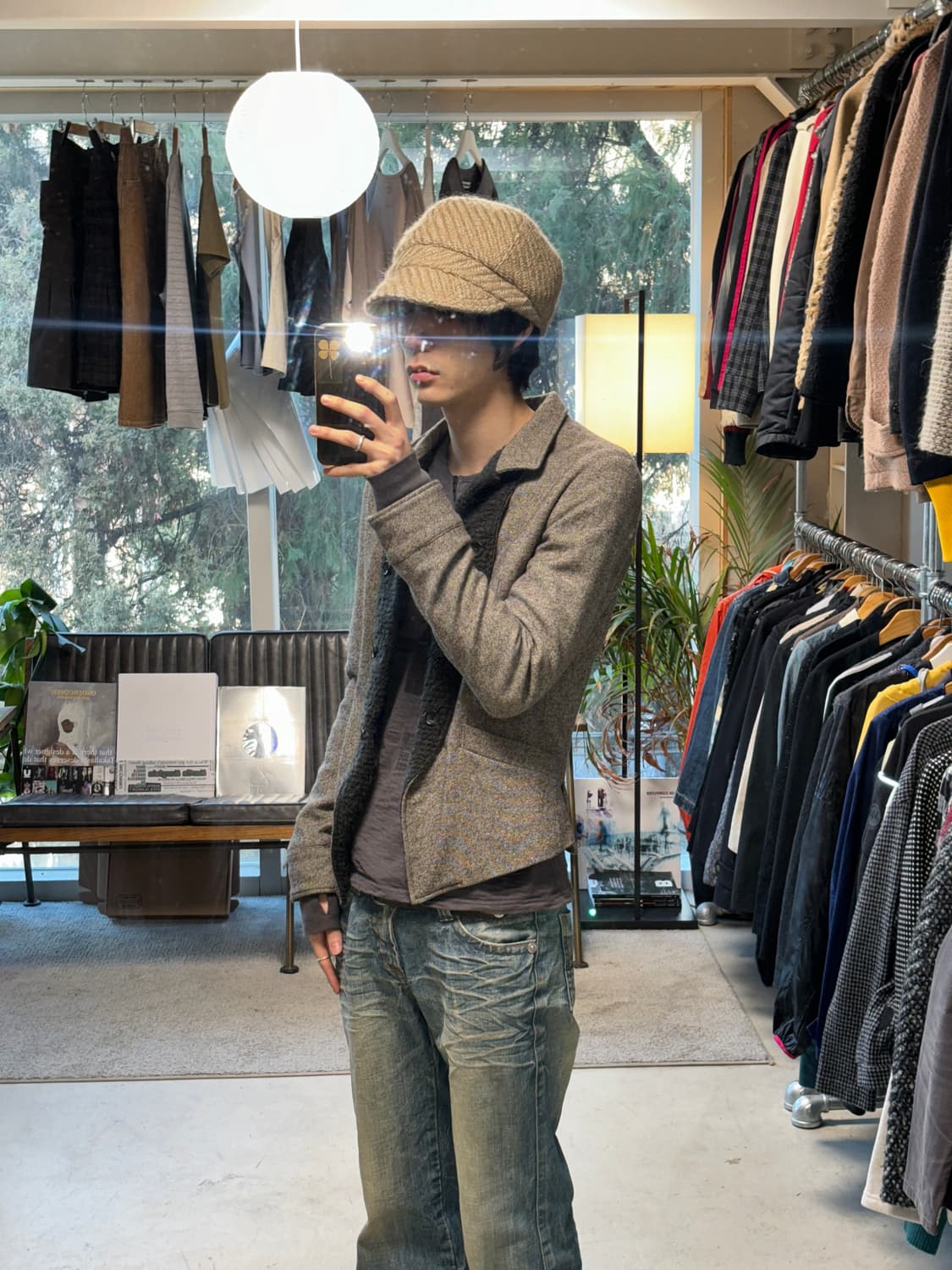 Ca4la 울 뉴스보이캡 상품이미지5