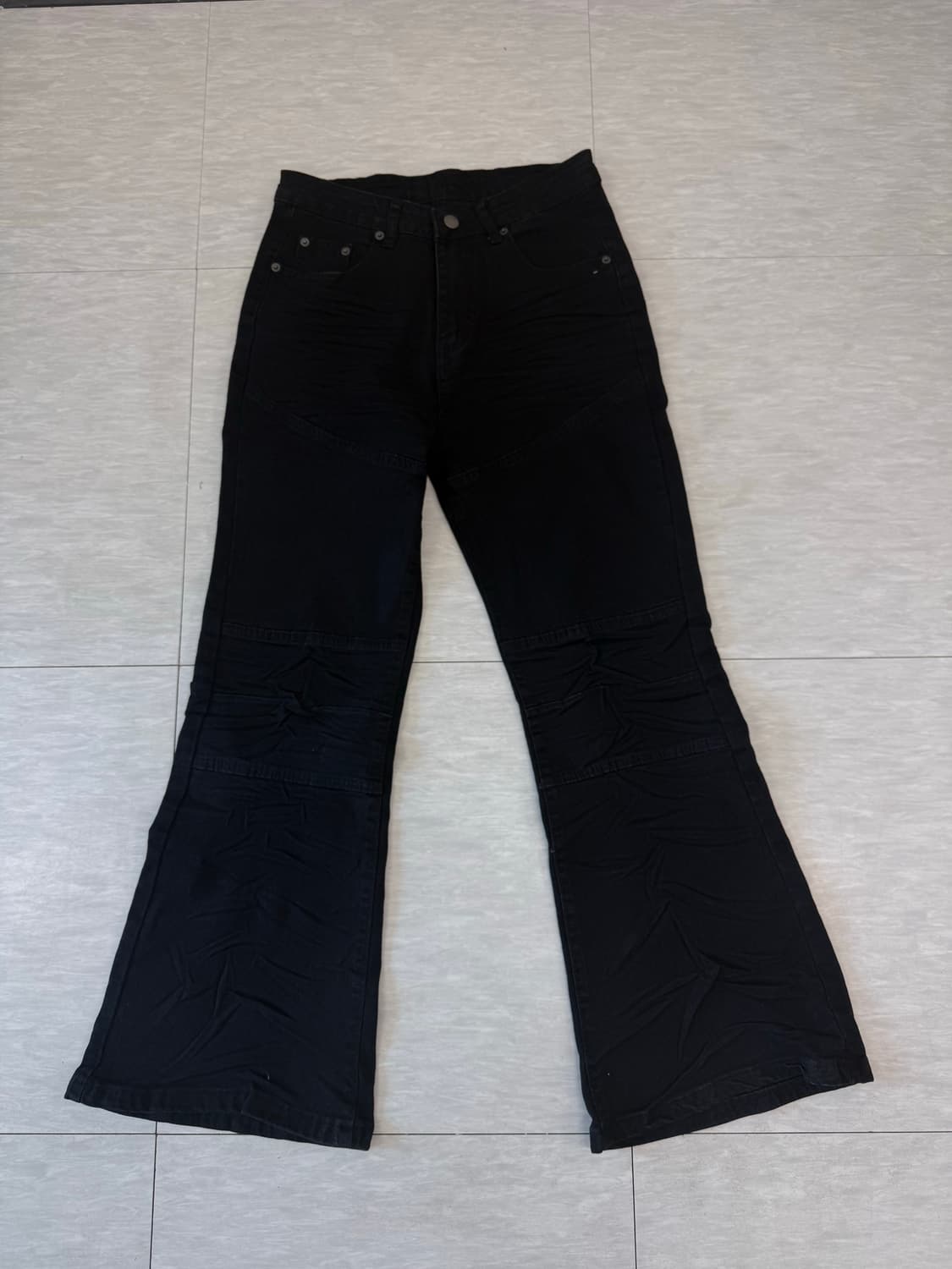 릭오웬스 스타일 레트로 플레어진 상품이미지8