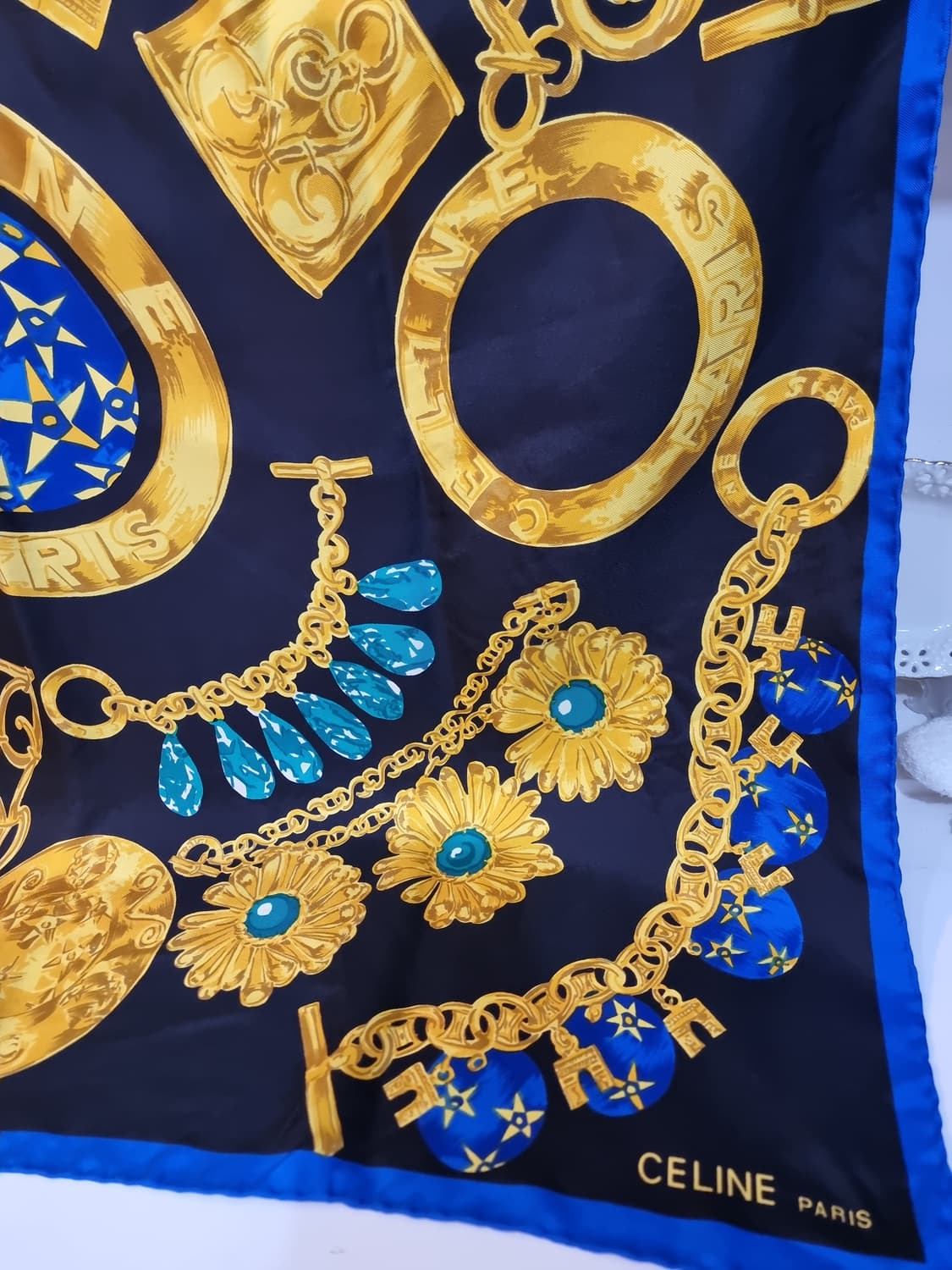 CELINE 셀린느빈티지 실크 스카프 상품이미지4